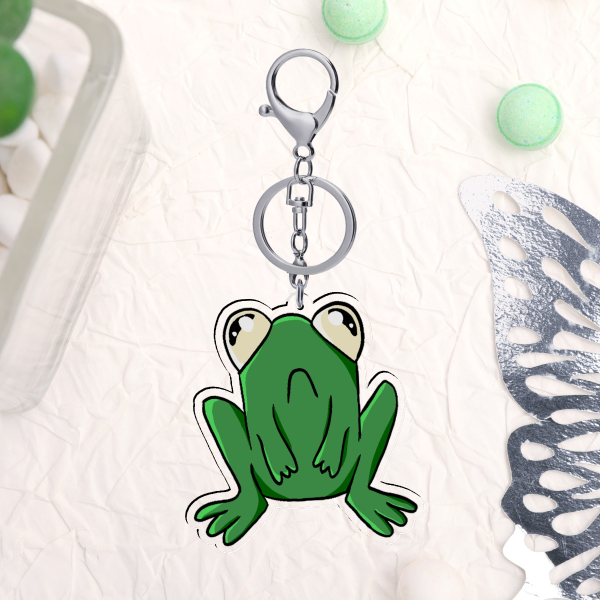 Angy Fwog Keychain
