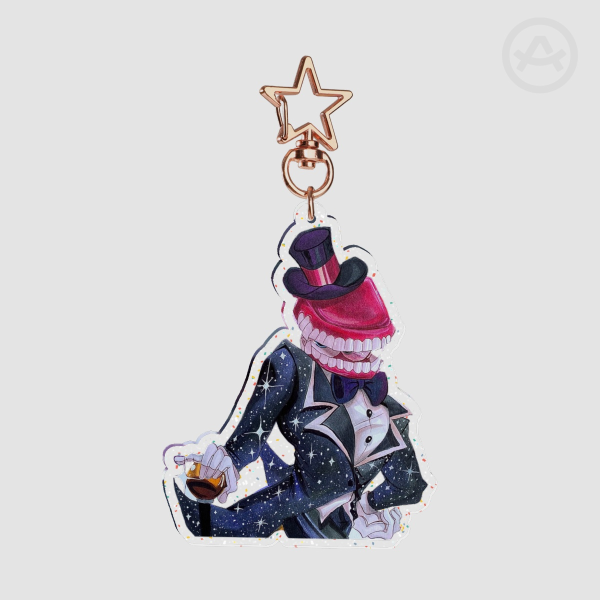 Caine TADC Glitter Acrylic Keychain 