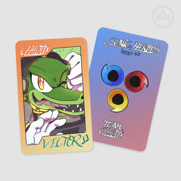 Vector The Crocodile Holographic Photocard