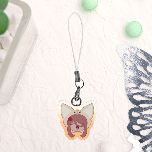 Gwylan the Shopkeeper (DoL) Clear Acrylic Phone Charm