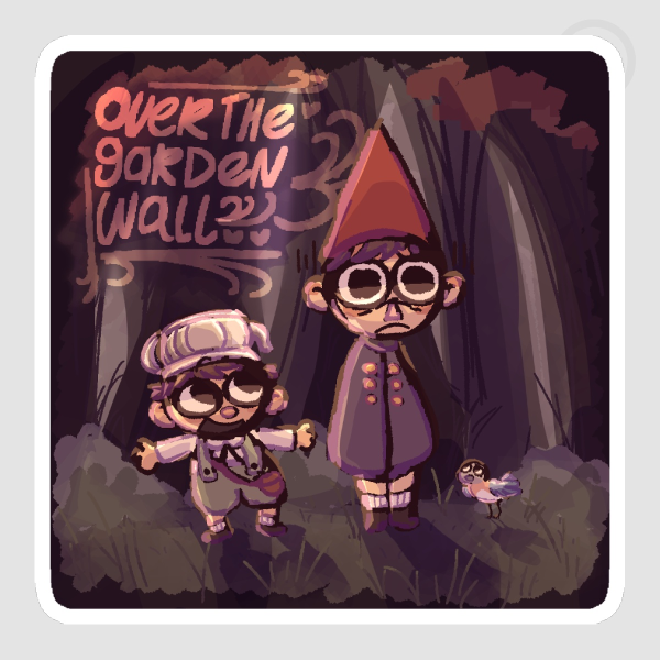 [OVER THE GARDEN WALL] Greg Wirt Beatrice Matte Die-Cut Sticker