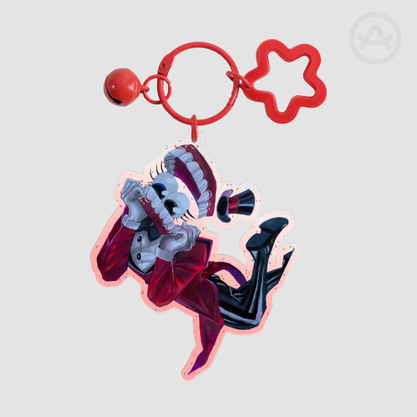 Caine TADC Glitter Acrylic Keychain