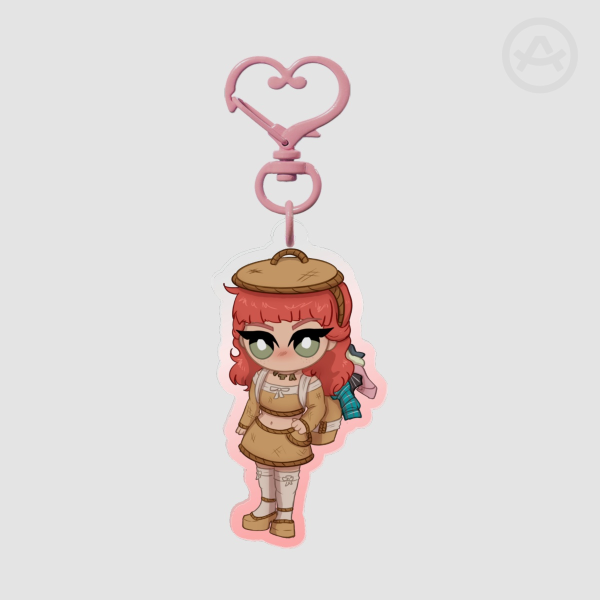 Harper 2.5" keychain
