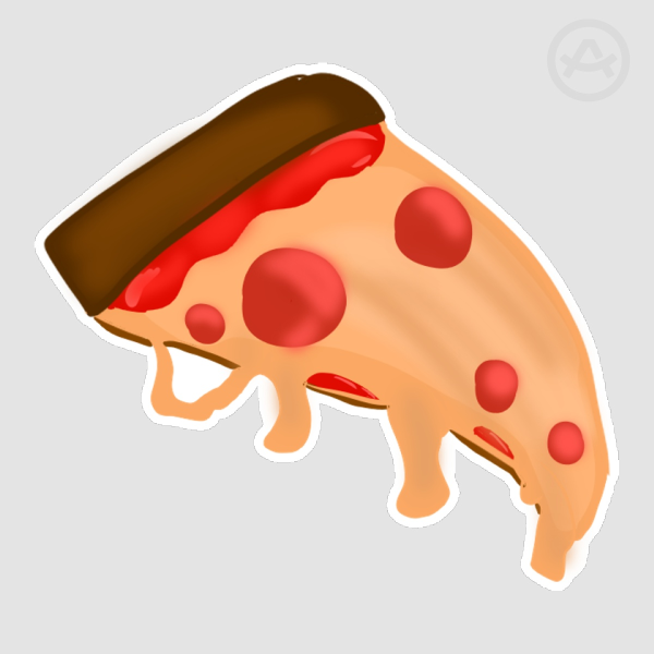 Pepperoni Pizza Sticker