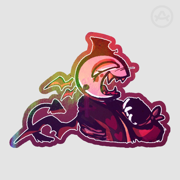 (OC) Severin Rainbow-Holo Die-Cut Sticker