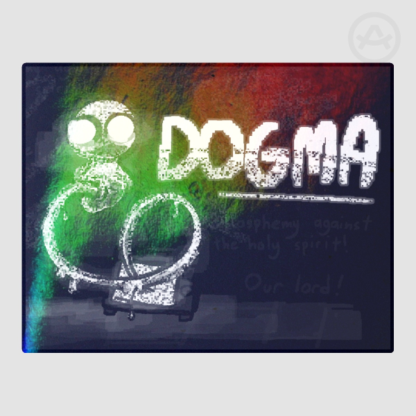[THE BINDING OF ISAAC] Dogma Rainbow-Holo Die-Cut Sticker