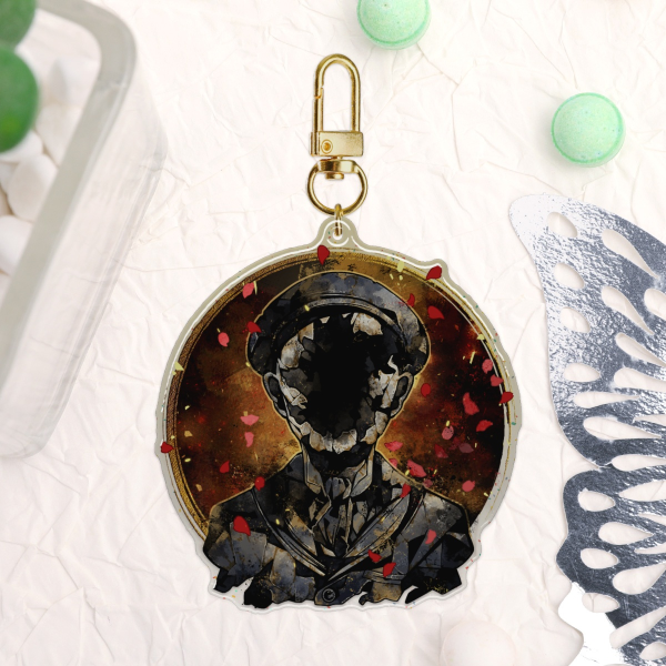 Child Verso (Faceless Boy) Glitter epoxy charm