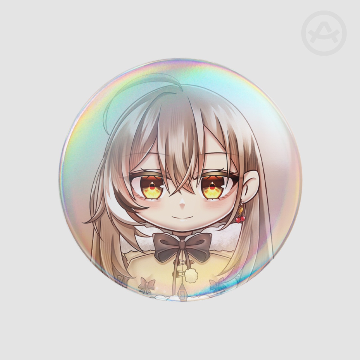 HOLOLIVE EN Promise - Cape ver. Nanashi Mumei | 58mm Round Badge Button Pin