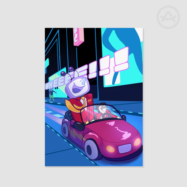 Ride Around Town Print