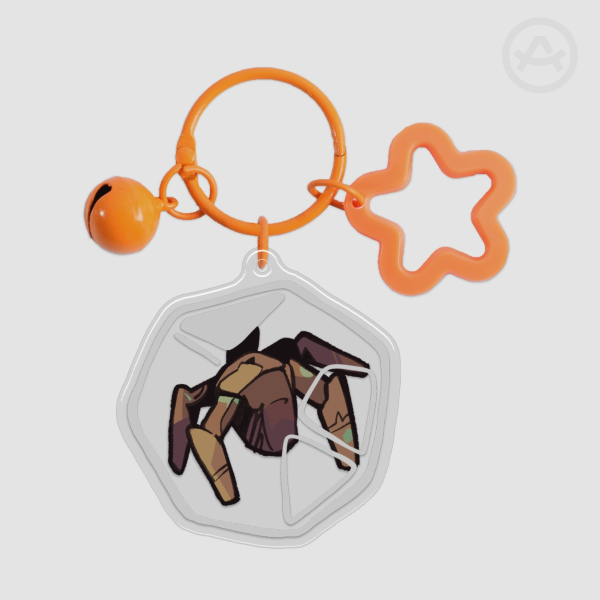 Rocky Epoxy Keychain