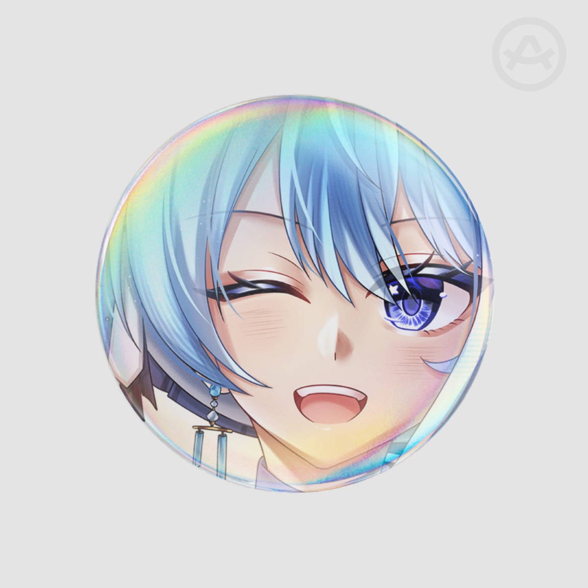 HOLOLIVE - Illust Hoshimachi Suisei | 58mm Round Badge Button Pin