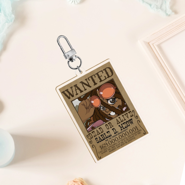 Cap'ns Wanted Poster Keychains