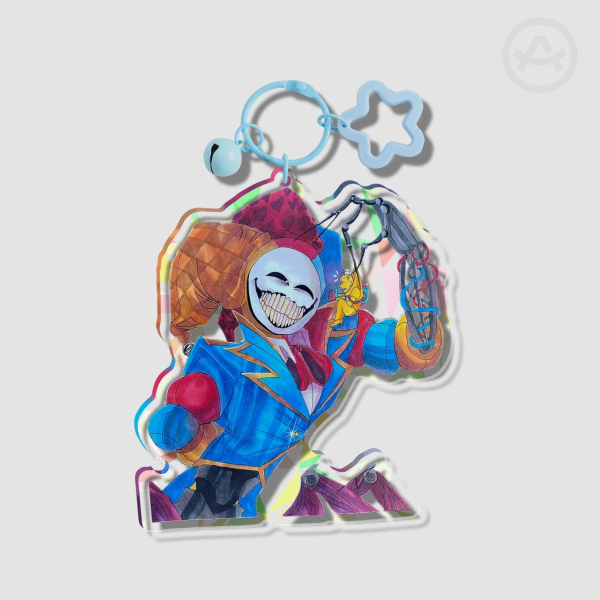 The Prototype Broken Glass Acrylic Keychain