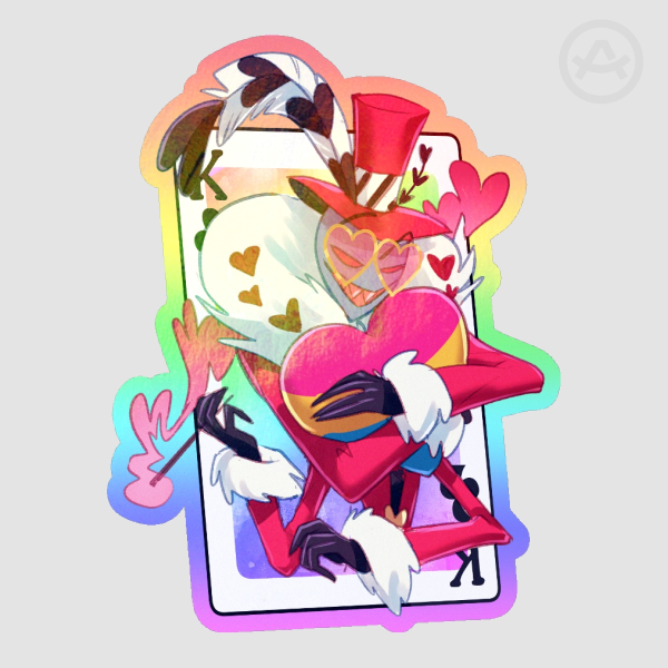 Valentino Pride Colored Edge Die Cut Sticker