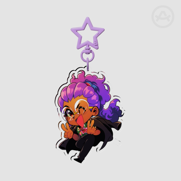 Chibi Onsta Clear Acrylic Keychain!
