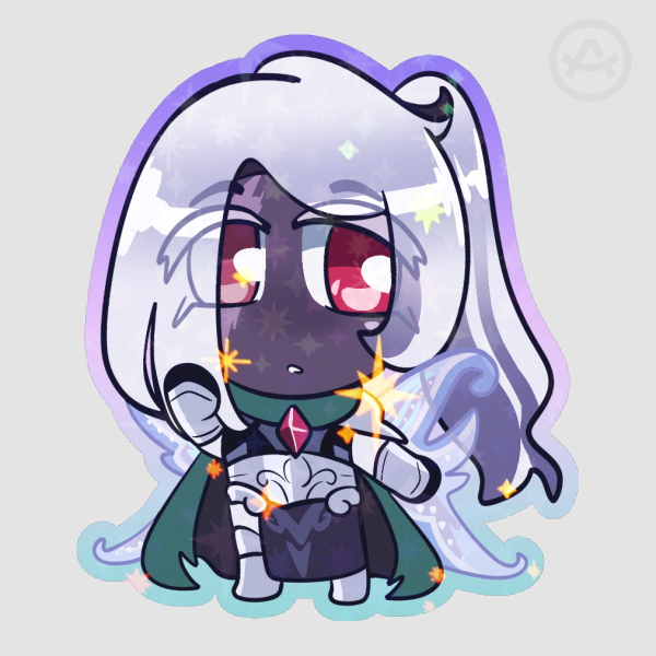 Calla Lily Chibi Sticker