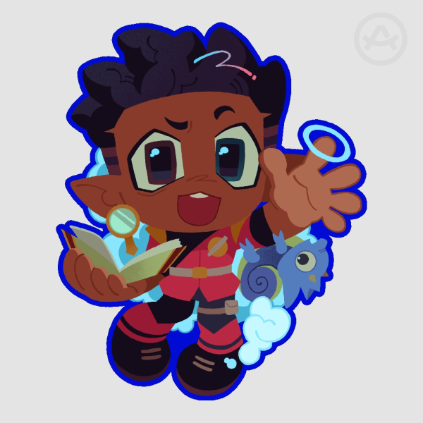 gus porter sticker [ THE OWL HOUSE ]