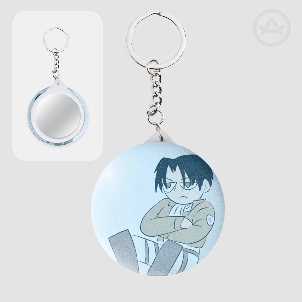 Levi Jar Mirror Keychain