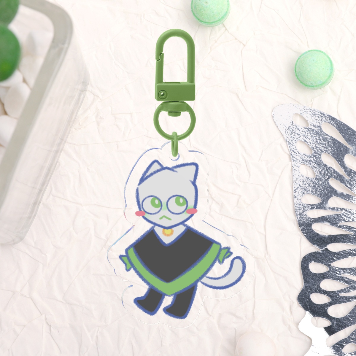 Battat kitty charm