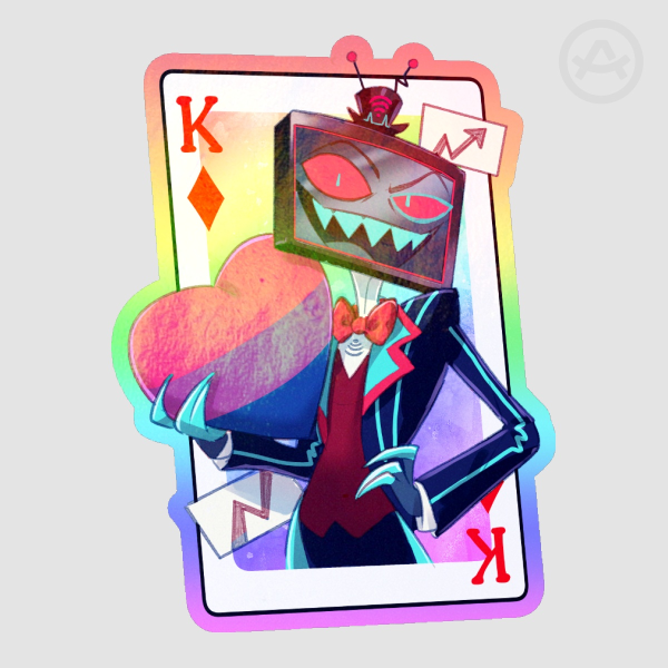 Vox Pride Colored Edge Die Cut Sticker