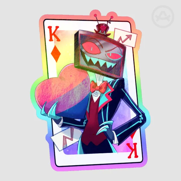 Vox Pride Colored Edge Die Cut Sticker