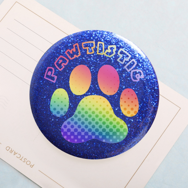 Pawtistic - Button
