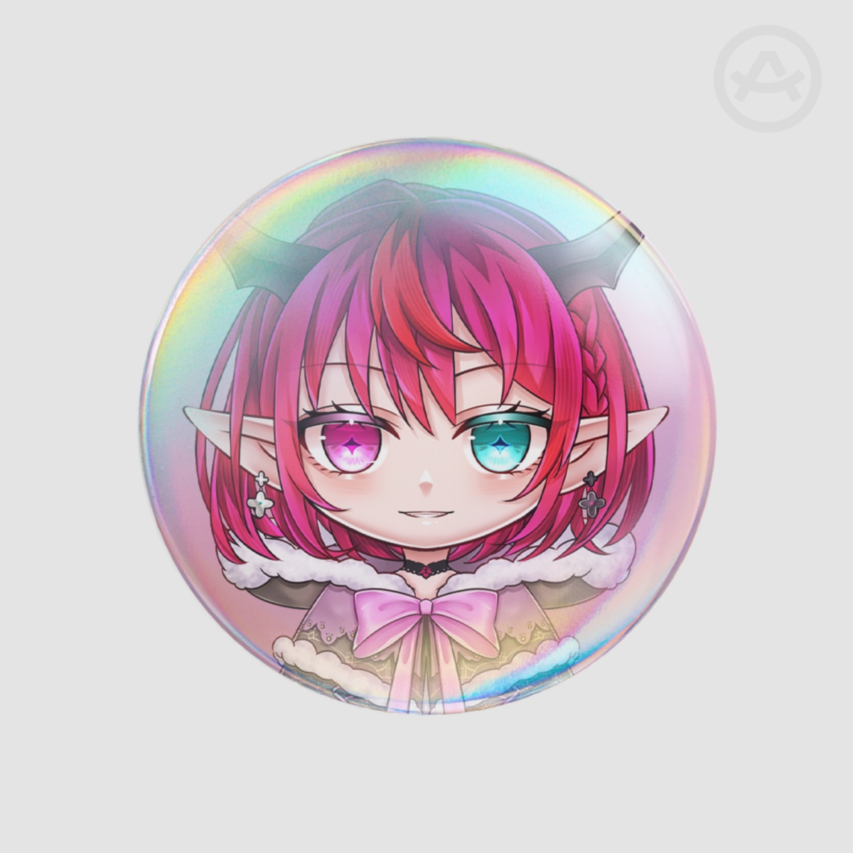 HOLOLIVE EN Promise - Cape ver. IRyS | 58mm Round Badge Button Pin