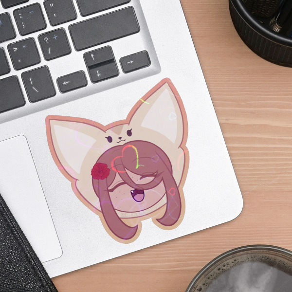 Gwylan the Shopkeeper (DoL) Colored Edge Die Cut Stickers