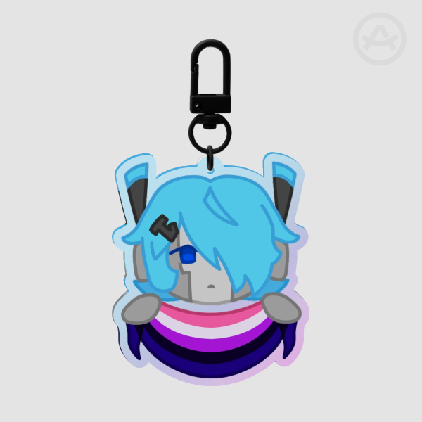 AndreW2002 Rainbow Acrylic Keychain