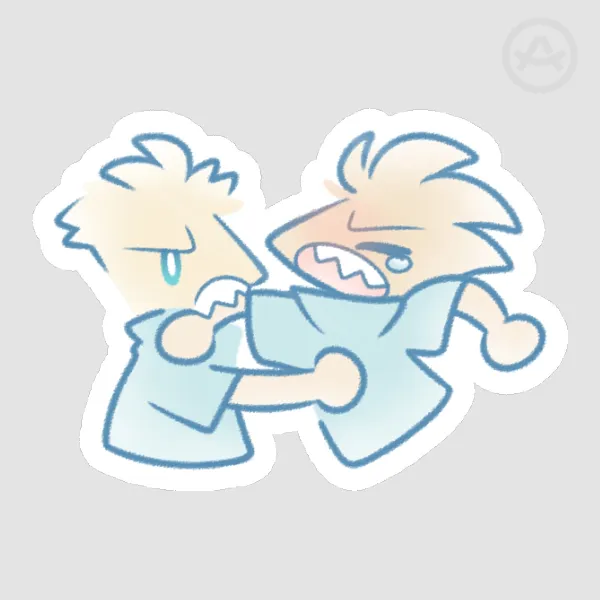 Sprout Twins Big Brother Bite Sticker