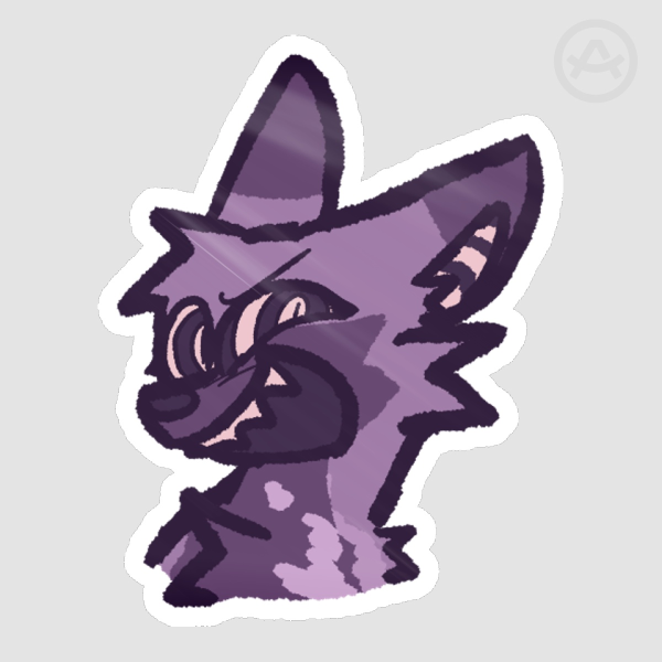 (OC) Trippy Glossy Die-Cut Sticker