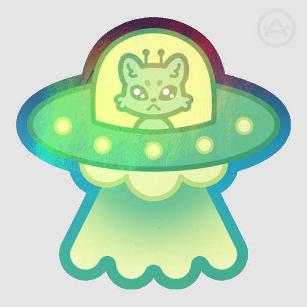 Glorp UFO - Sticker