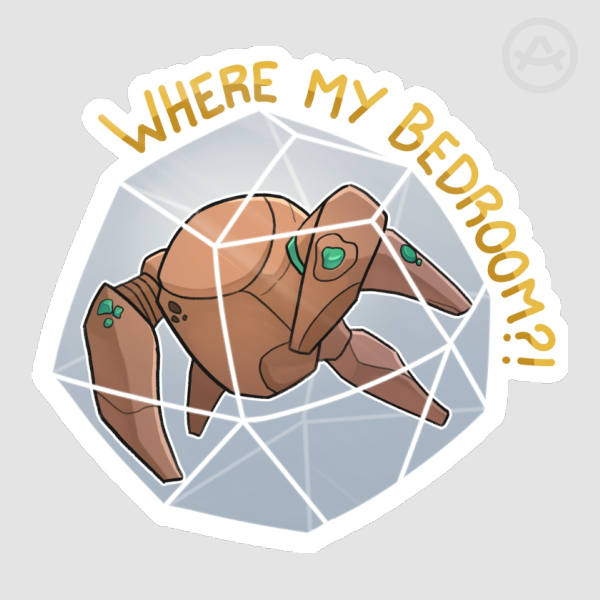 Where my Bedroom?! | PHM Sticker