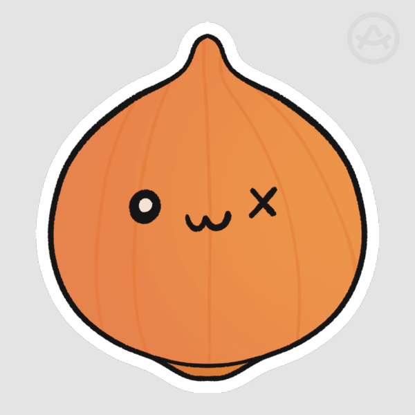 onion sticker | very cute veggies