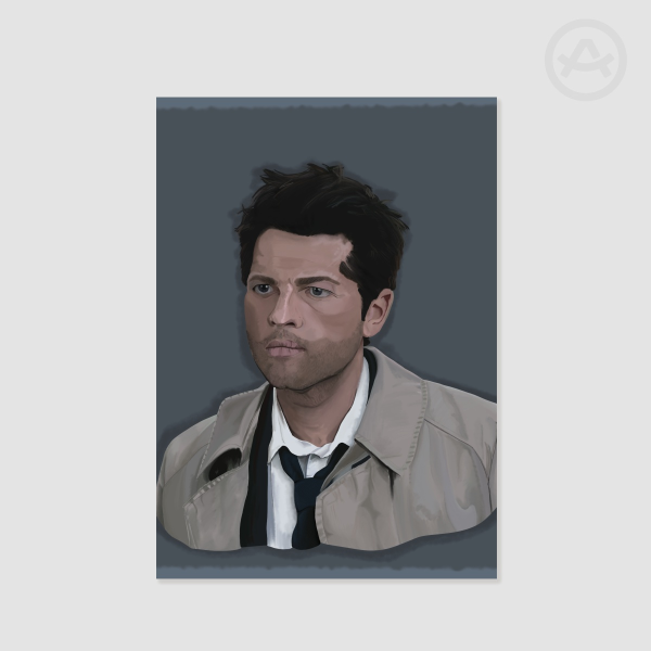 Castiel A4 Poster