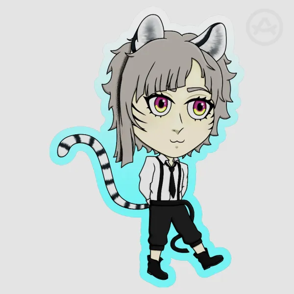 Tiger Atsushi Sticker