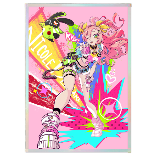 ZZZ Cunning Cutie- Nicole Demara Art Boards with Rainbow-Edged