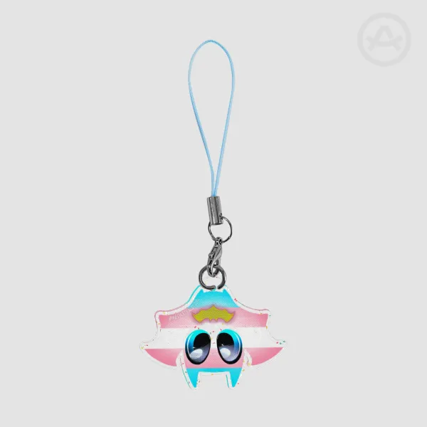 Bat- Trans Glitter Acrylic Keychains