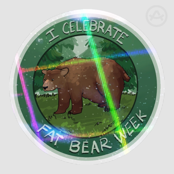 I Celebrate Fat Bear Week Sticker