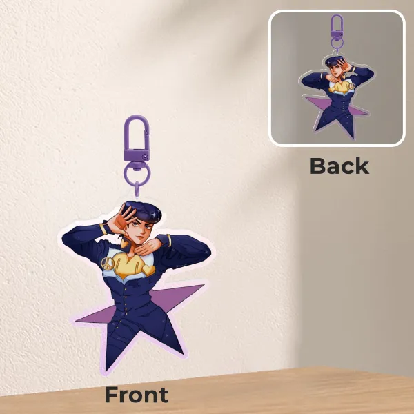 josuke jojos keychain!!
