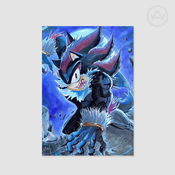 Werehog Shadow Art Print