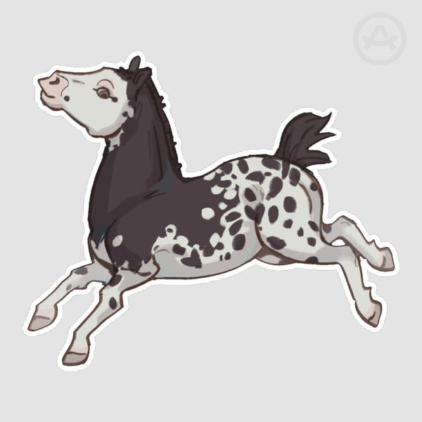 Usami horse sticker