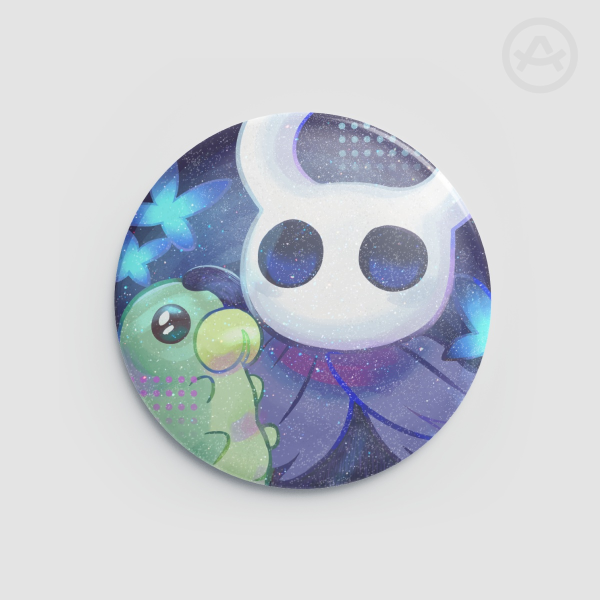 Caballerito y larva | Button Pins
