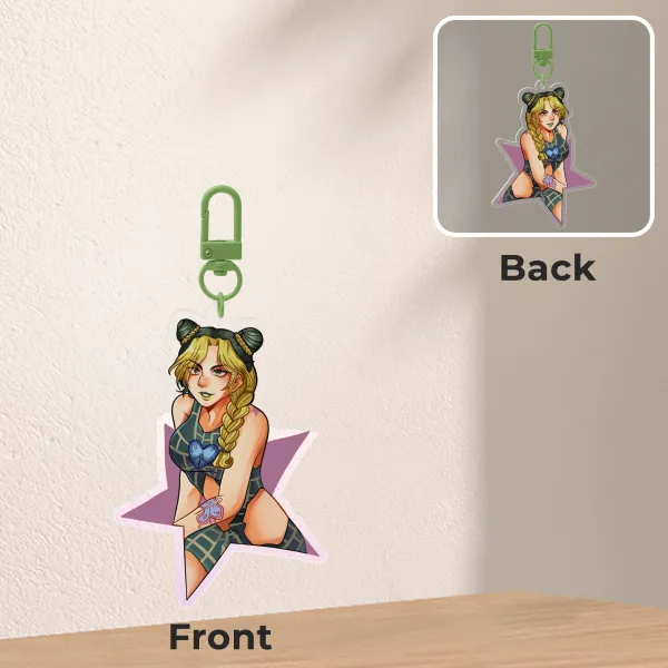 jolyne jojos keychain!!