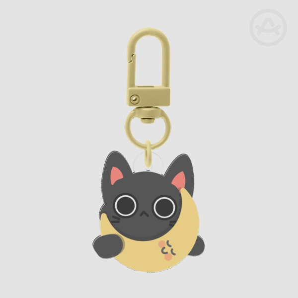 Moon Kitty Acrylic Keychains