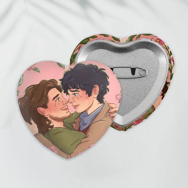Merwaine Heart Plush Badge