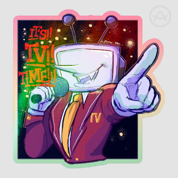 Tenna "IT'S TV TiME" sticker
