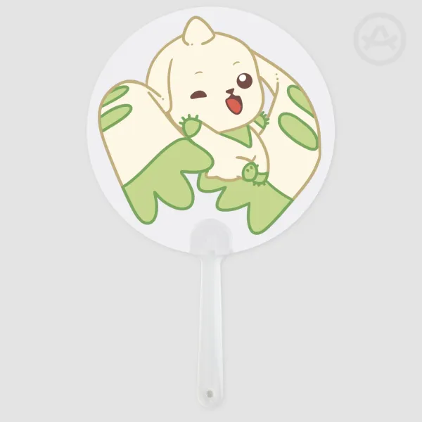 Terriermon Transparent Hand Fan - 6.61""(168mm)