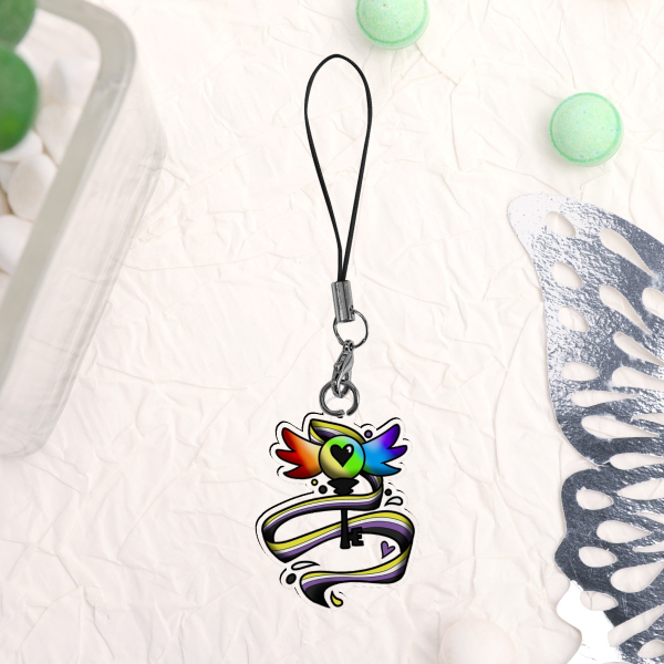Hazbin Hotel Ribbon Key Nonbinary
