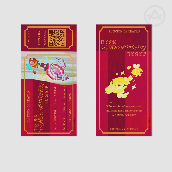 [Caine][TADC] Golden Ticket ≡ Pearl Paper Photocard